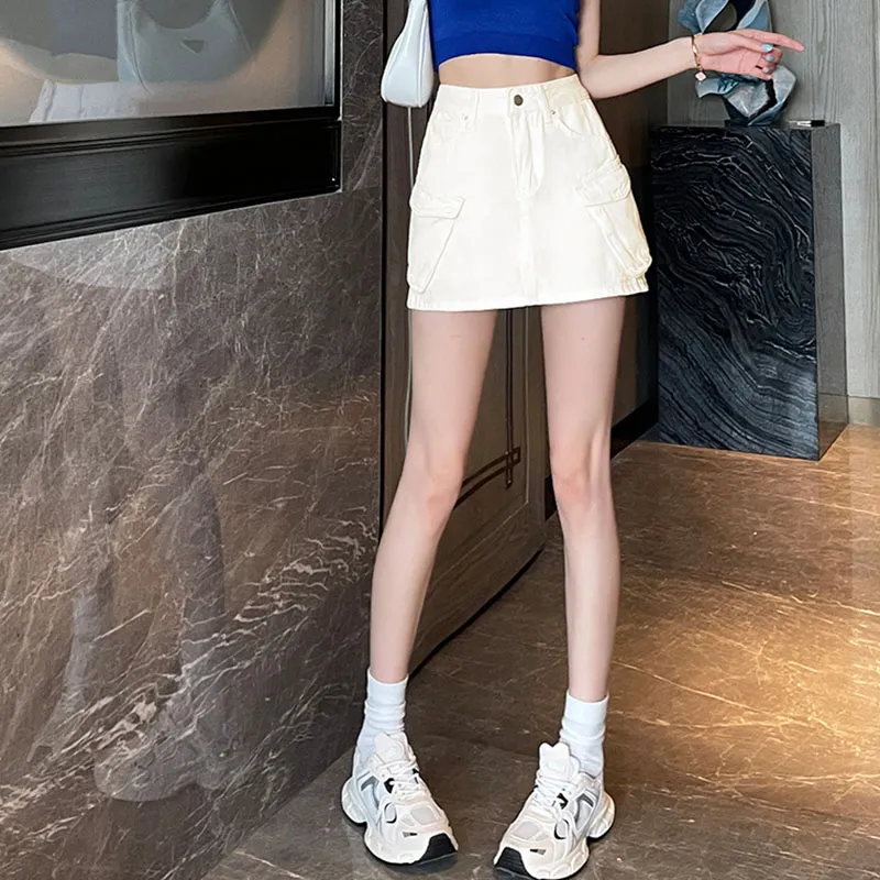 KAISER Denim Short Skirts Women's-4
