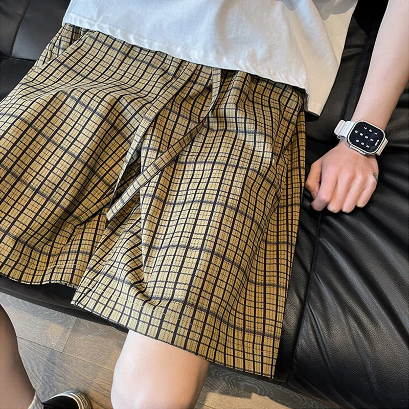 KFKU Casual Shorts Unisex Khaki-3