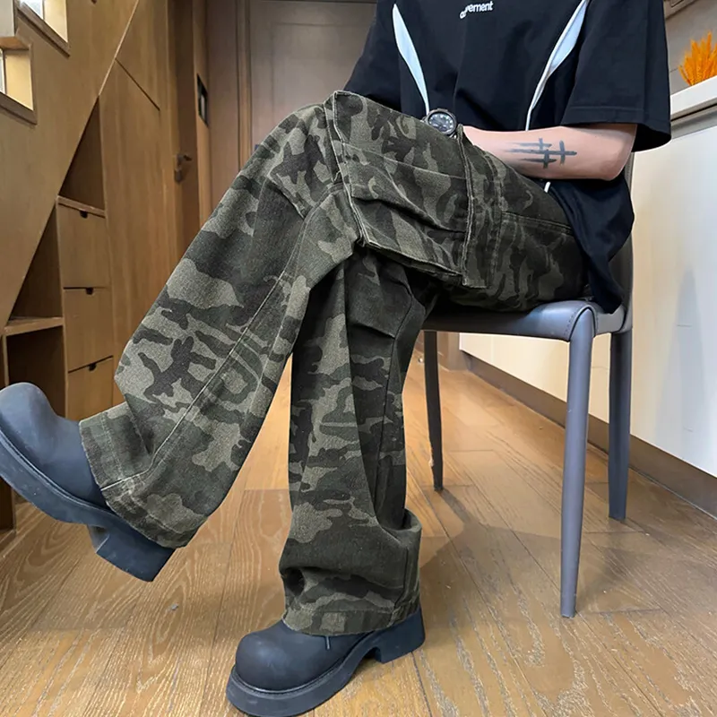 KFKU Jeans Unisex Camouflage-2