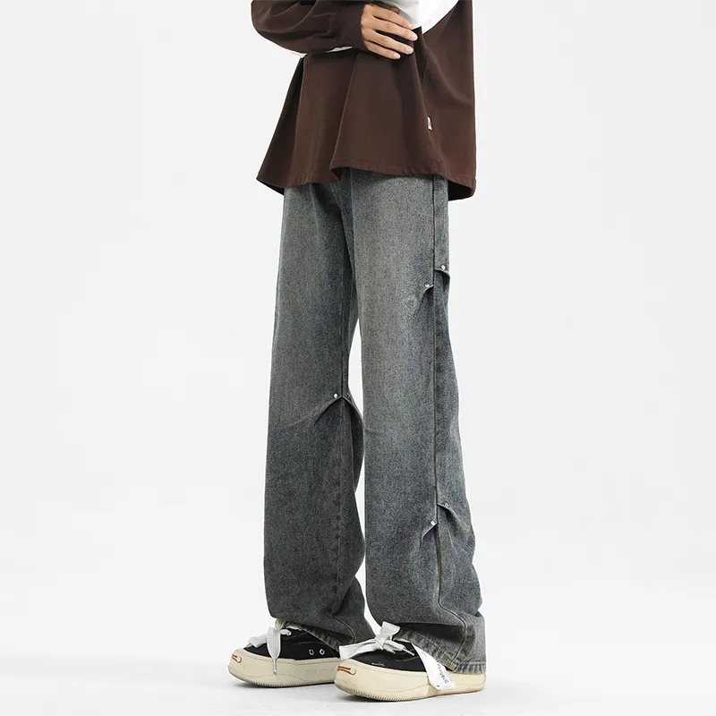 PAINT STAIN Jeans Unisex Dark Purple-12