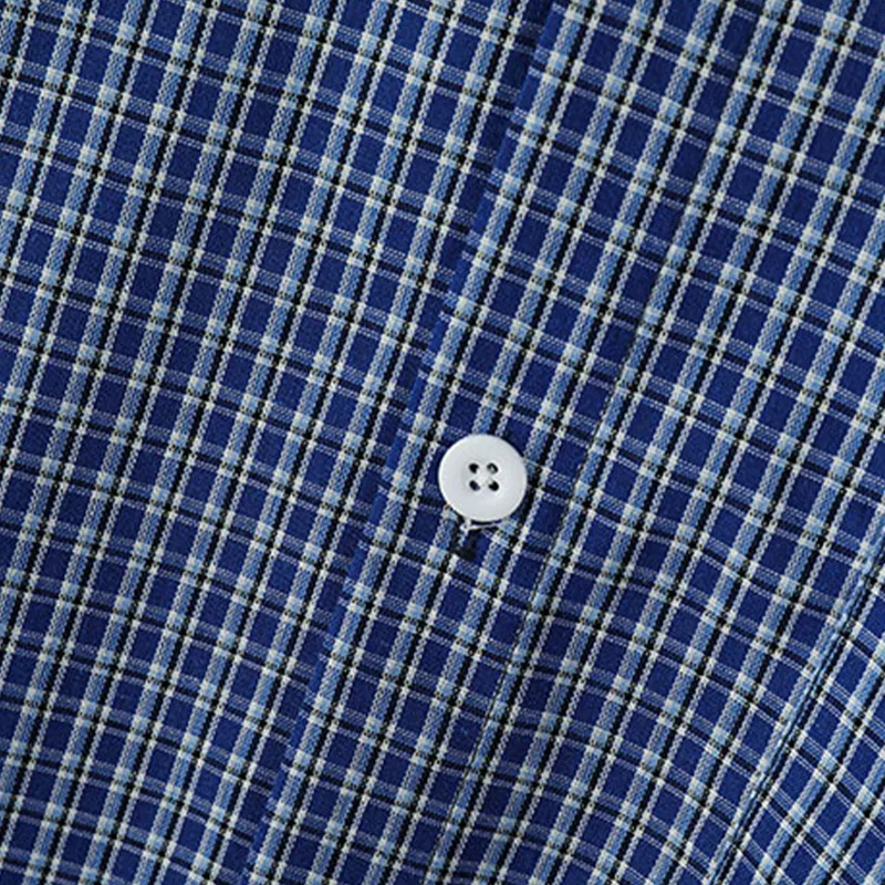 KFKU Shirts Unisex Blue Plaid-4