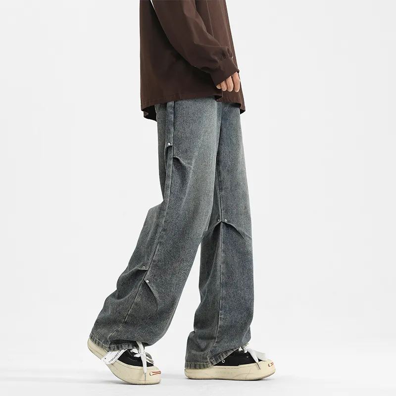 PAINT STAIN Jeans Unisex Dark Purple-18