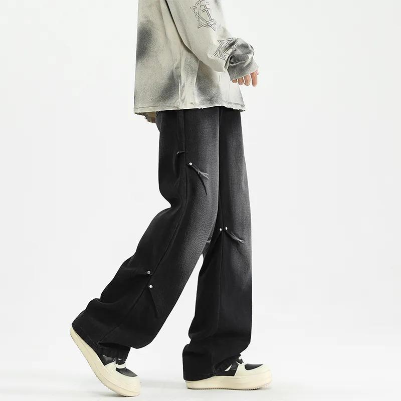 PAINT STAIN Jeans Unisex Dark Purple-385