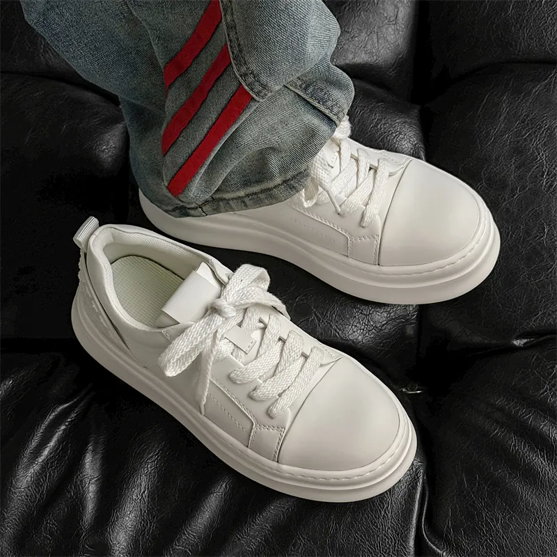 JOSINY Shock Absorbers With Slip Resistant And Abrasion Resistant Properties Low Top Skateboard Shoes Men's-8