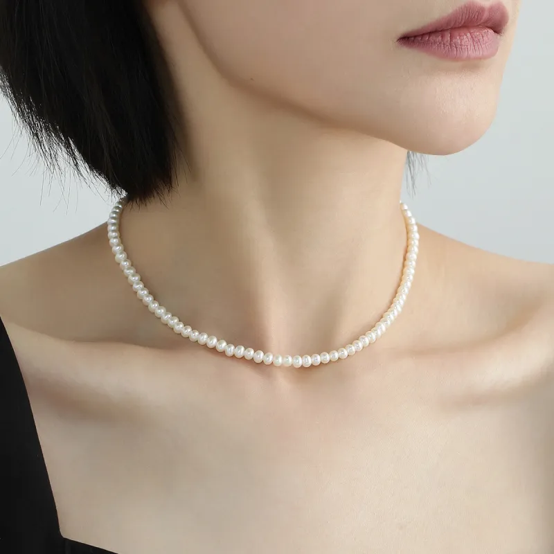 Branded Jewelry Pearl Necklaces Women's-5