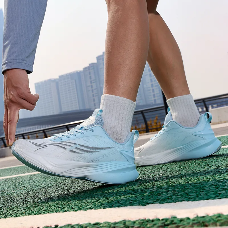 Gaius Durant Cushioning, Abrasion Resistant, Slip Resistant Low Top Running Shoes Unisex Sea Salt White-5