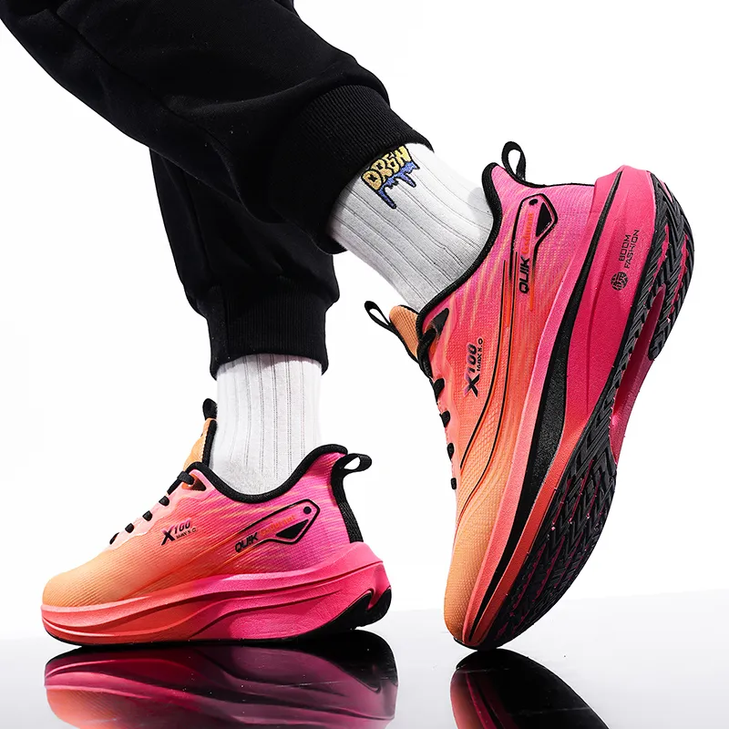Gaius Durant Running Shoes Men's Mismatched Color-Fluorescent Red-2