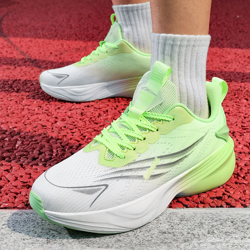 Gaius Durant Cushioning, Abrasion Resistant, Slip Resistant Low Top Running Shoes Unisex Neon Green-5