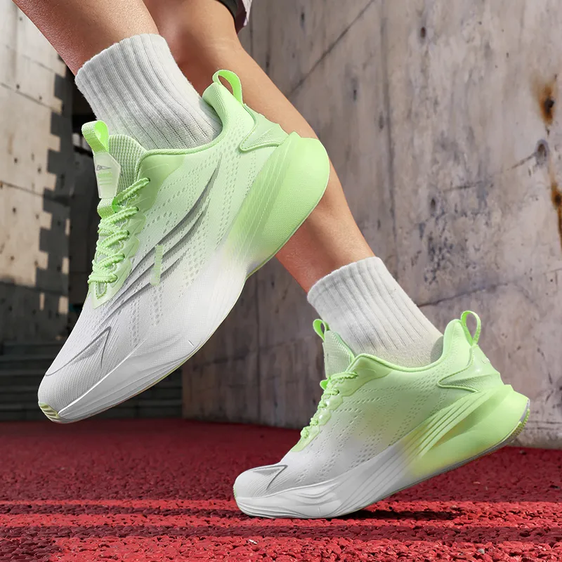Gaius Durant Cushioning, Abrasion Resistant, Slip Resistant Low Top Running Shoes Unisex Neon Green-2