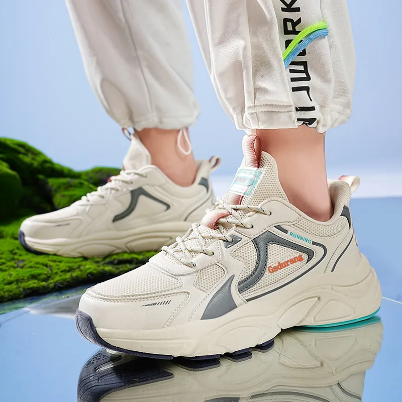 Gaius Durant Anti Slip And Wear Resistant Height Increasing Low Top Chunky Sneakers Unisex-5
