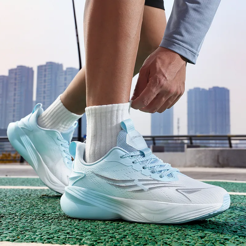 Gaius Durant Cushioning, Abrasion Resistant, Slip Resistant Low Top Running Shoes Unisex Sea Salt White-6