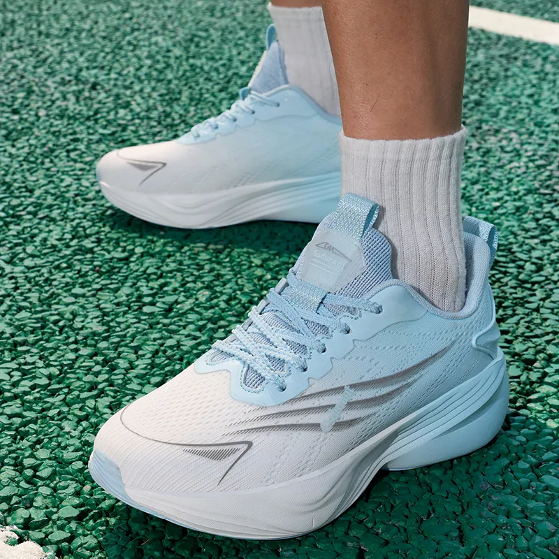 Gaius Durant Cushioning, Abrasion Resistant, Slip Resistant Low Top Running Shoes Unisex Sea Salt White-3