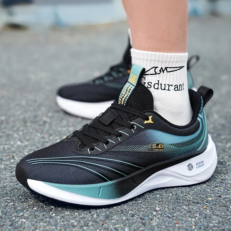 Gaius Durant Cushioning Abrasion Resistant Breathable Slip Resistant Low Top Running Shoes Men's-4