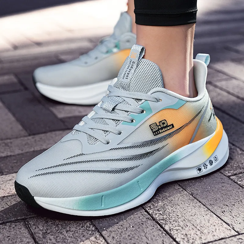 Gaius Durant Cushioning Rebound Abrasion Resistant Breathable Anti Rollover Slip Resistant Low Top Running Shoes Men's-2