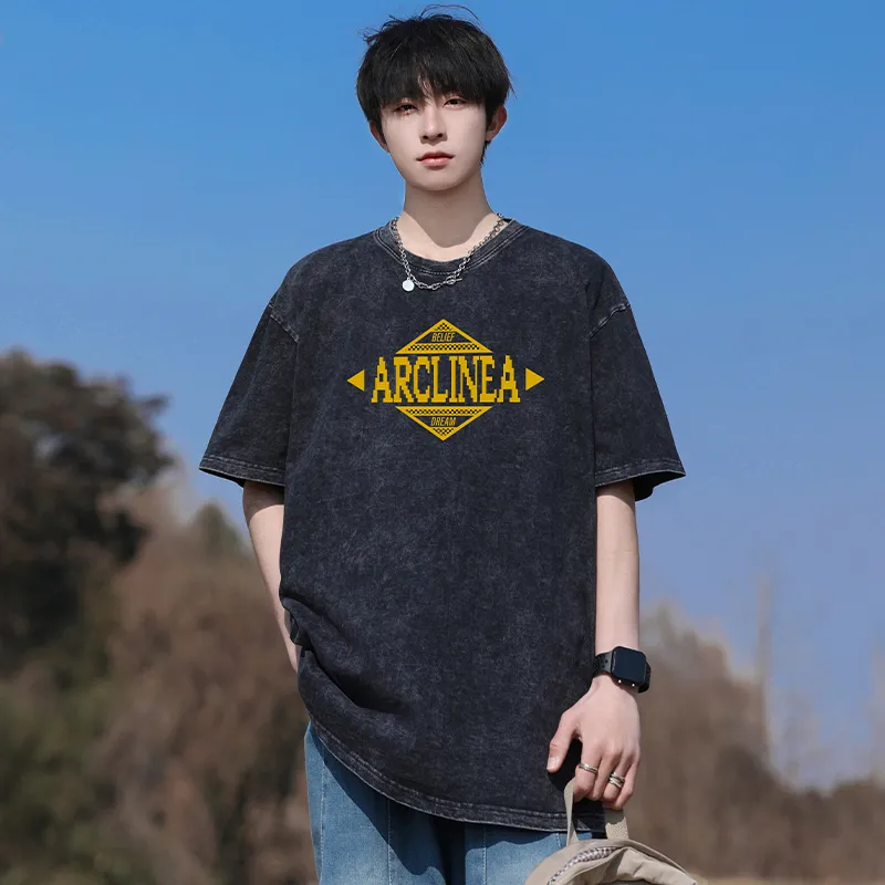 ARCLINEA Washable Short Sleeved T Shirts Unisex-3