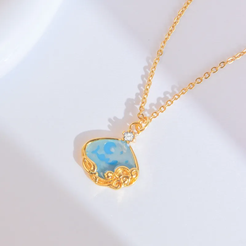 DVNRR S925 Silver Necklaces Women's Gift Box Set-4