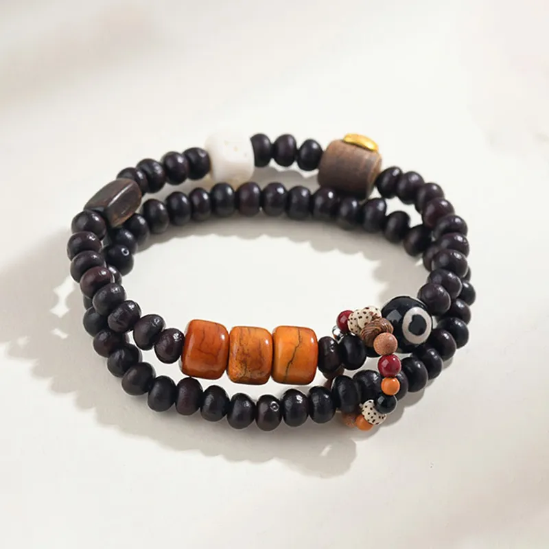 DVNRR Star Moon Bodhi Seeds Bracelets Unisex-3