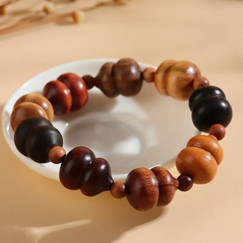 DVNRR Sandalwood Wooden Bracelets Unisex-5