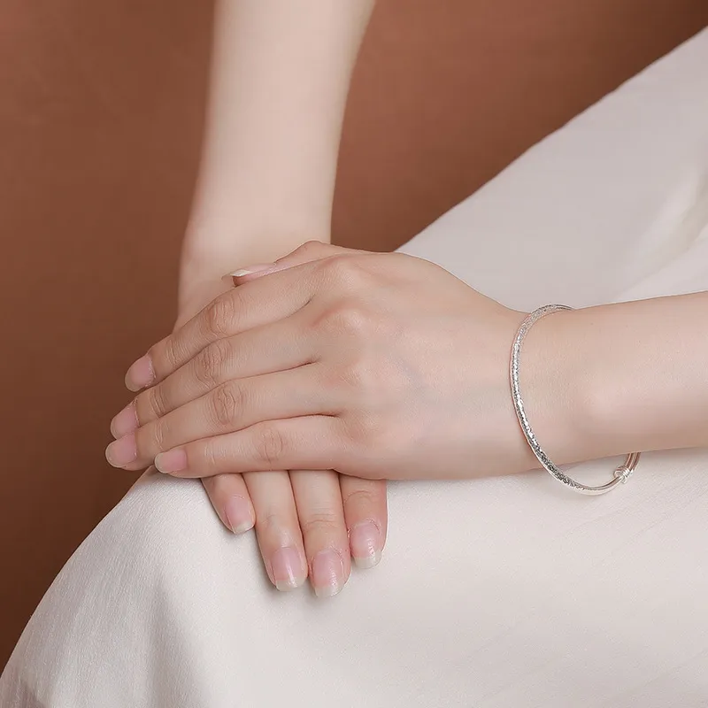 DVNRR S 999 Fine Silver Sterling Silver Bracelets Women's-2