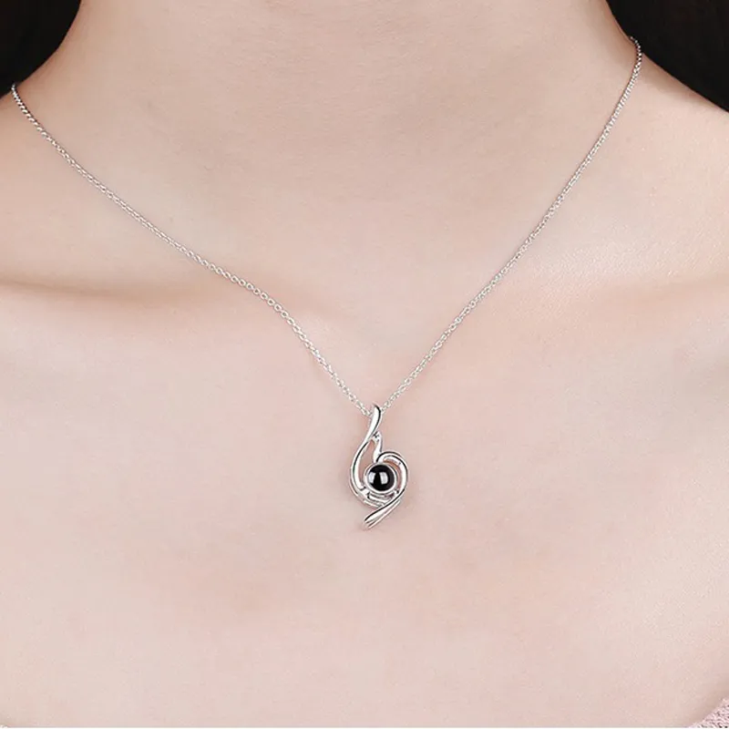 DVNRR S925 Silver Necklaces Women's-5