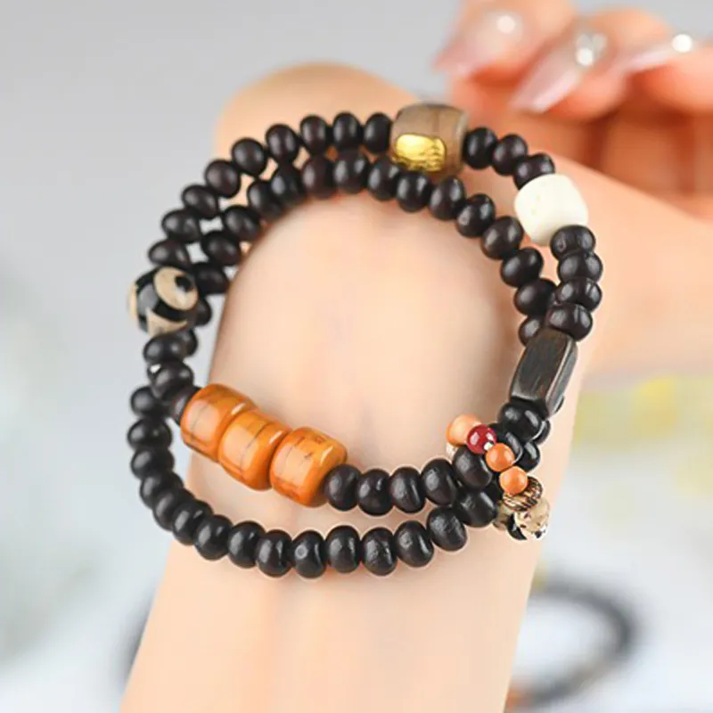 DVNRR Star Moon Bodhi Seeds Bracelets Unisex-4