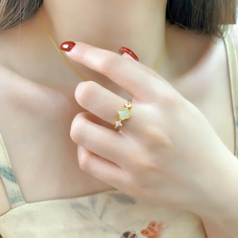 DVNRR Jade Rings Women's-2