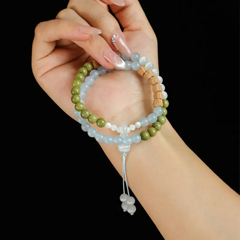 DVNRR Glass Cat Eye Bracelets Women's-8