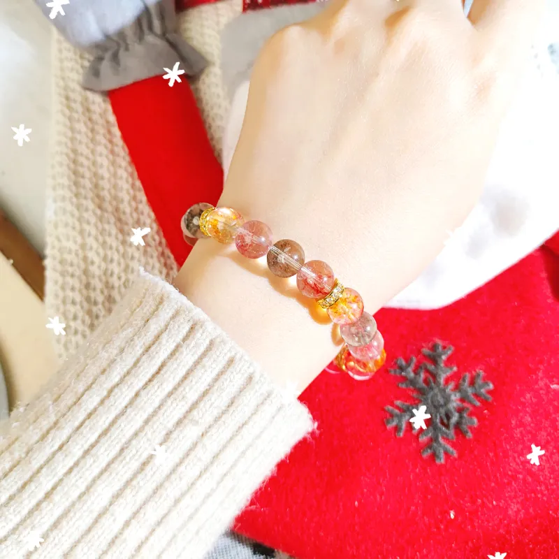 DVNRR Colored Glaze Jade Bracelets Women's-6