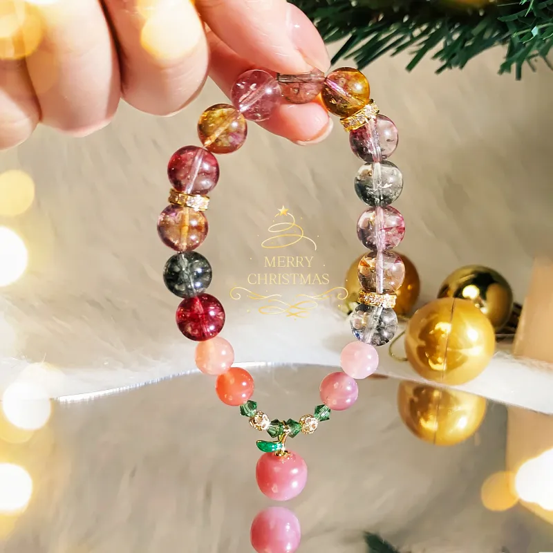 DVNRR Colored Glaze Jade Bracelets Women's-2
