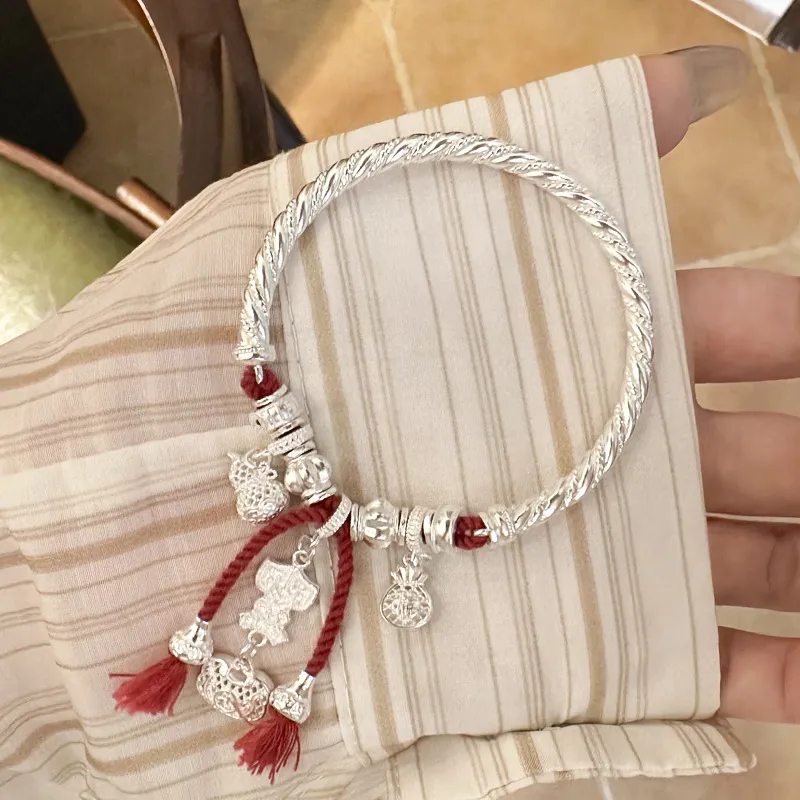 DVNRR S 999 Fine Silver Bracelets Women's-4
