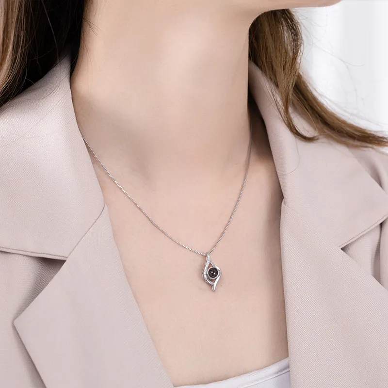 DVNRR S925 Silver Necklaces Women's-2