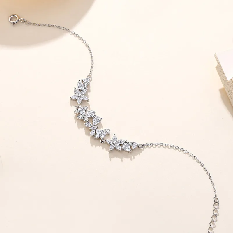 DVNRR S925 Silver Bracelets Women's Gift Box Set-3