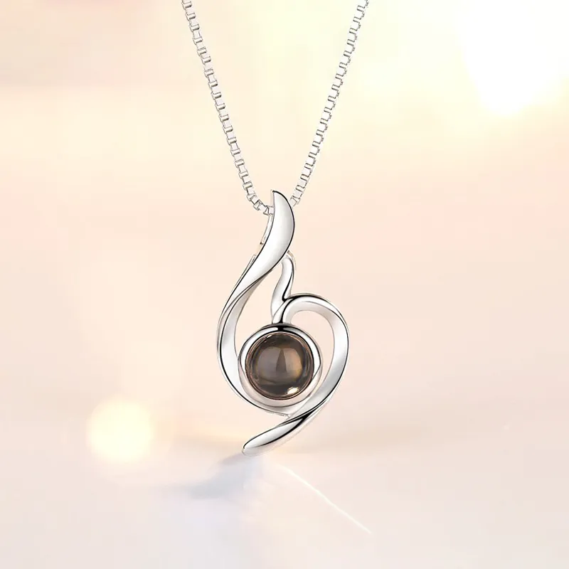 DVNRR S925 Silver Necklaces Women's-1