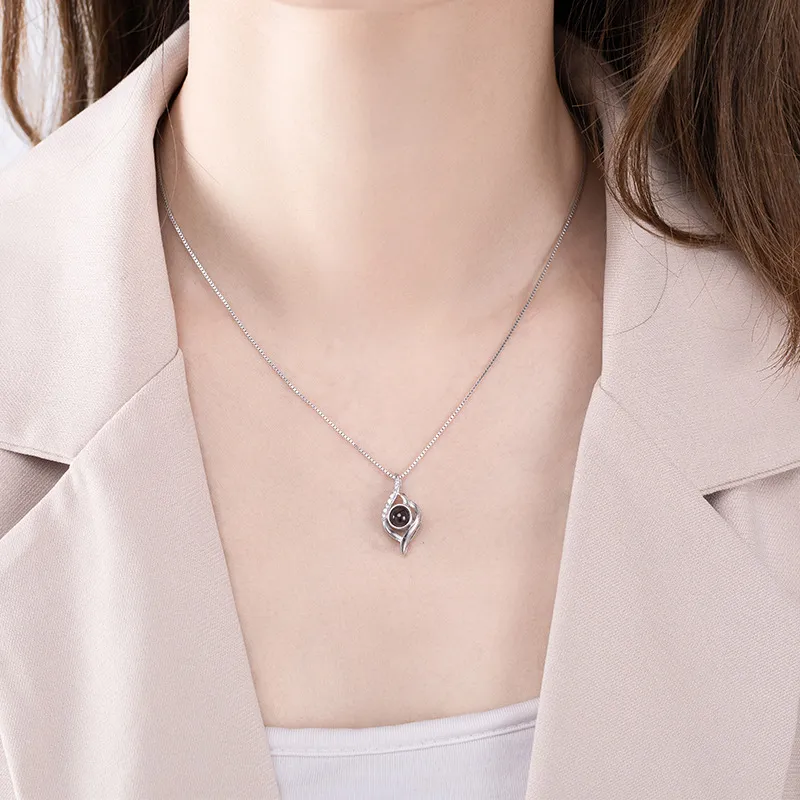 DVNRR S925 Silver Necklaces Women's-1