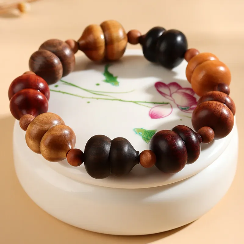 DVNRR Sandalwood Wooden Bracelets Unisex-3