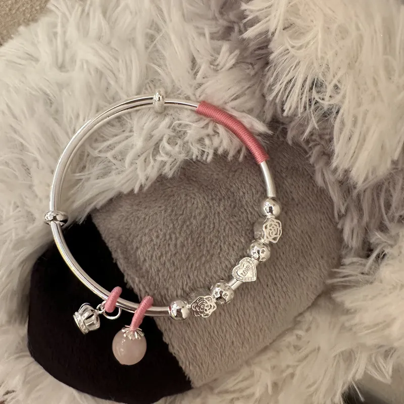 DVNRR S 999 Fine Silver Sterling Silver Bracelets Women's Gift Box Set-1