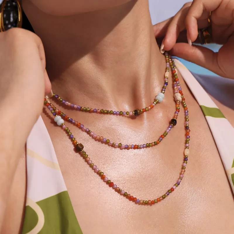 DVNRR Cubic Zirconia Necklaces Women's-2