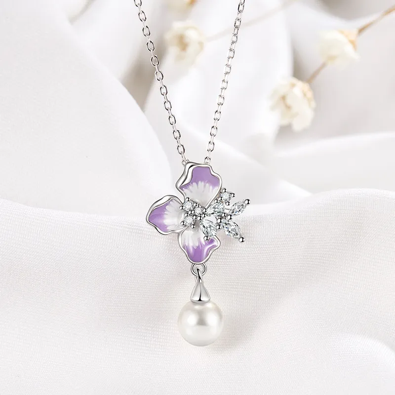DVNRR S925 Silver Necklaces Women's-2