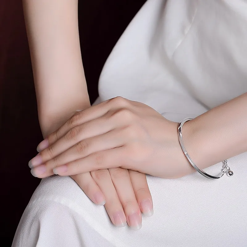 DVNRR 999 Fine Silver Bangles Women's-6