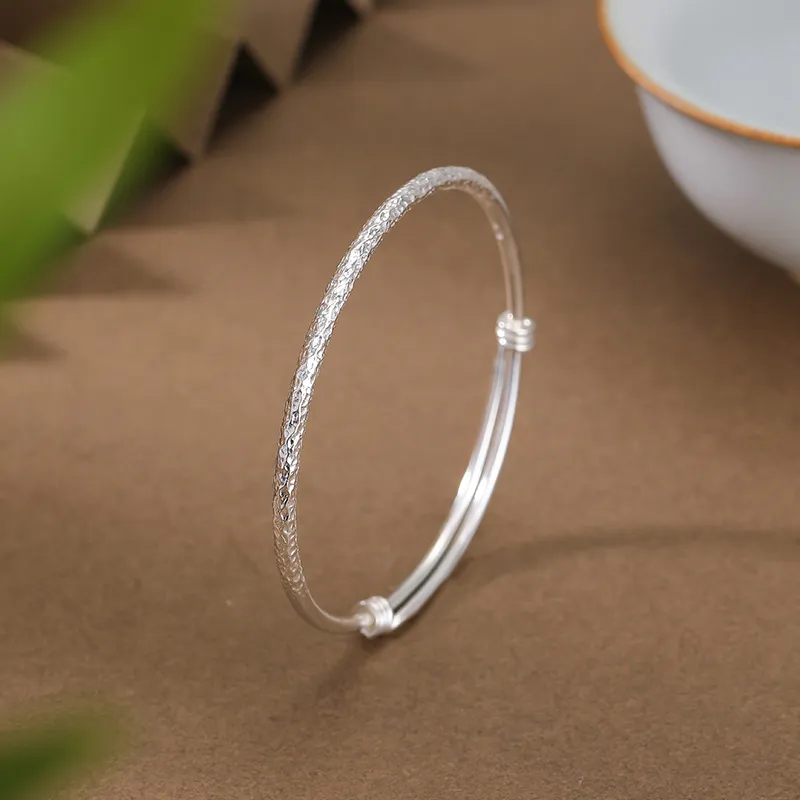 DVNRR S 999 Fine Silver Sterling Silver Bracelets Women's-3