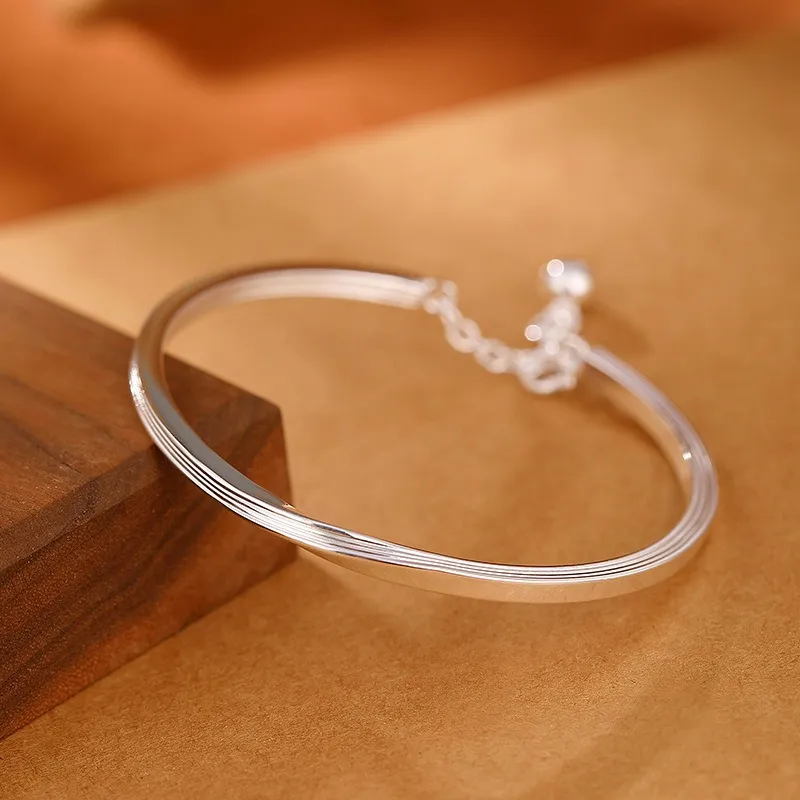DVNRR 999 Fine Silver Bangles Women's-5