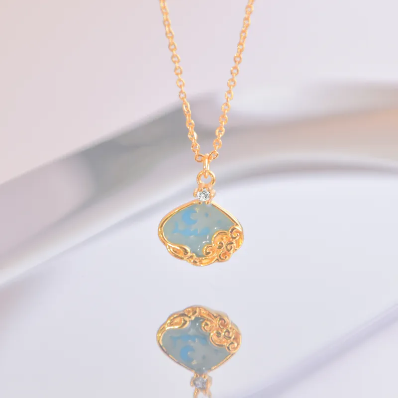 DVNRR S925 Silver Necklaces Women's Gift Box Set-5