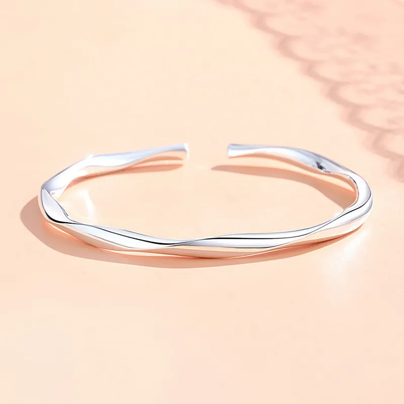 DVNRR 999 Fine Silver Sterling Silver Bracelets Women's Silver-1