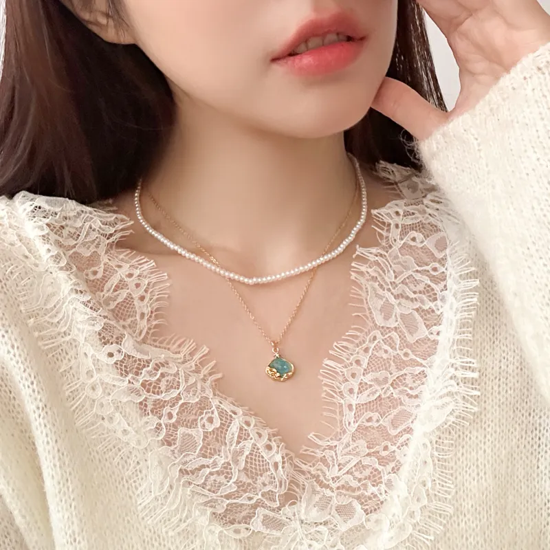 DVNRR S925 Silver Necklaces Women's Gift Box Set-2