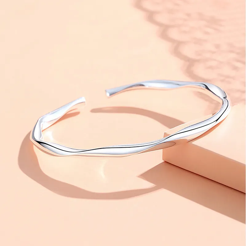 DVNRR 999 Fine Silver Sterling Silver Bracelets Women's Silver-3