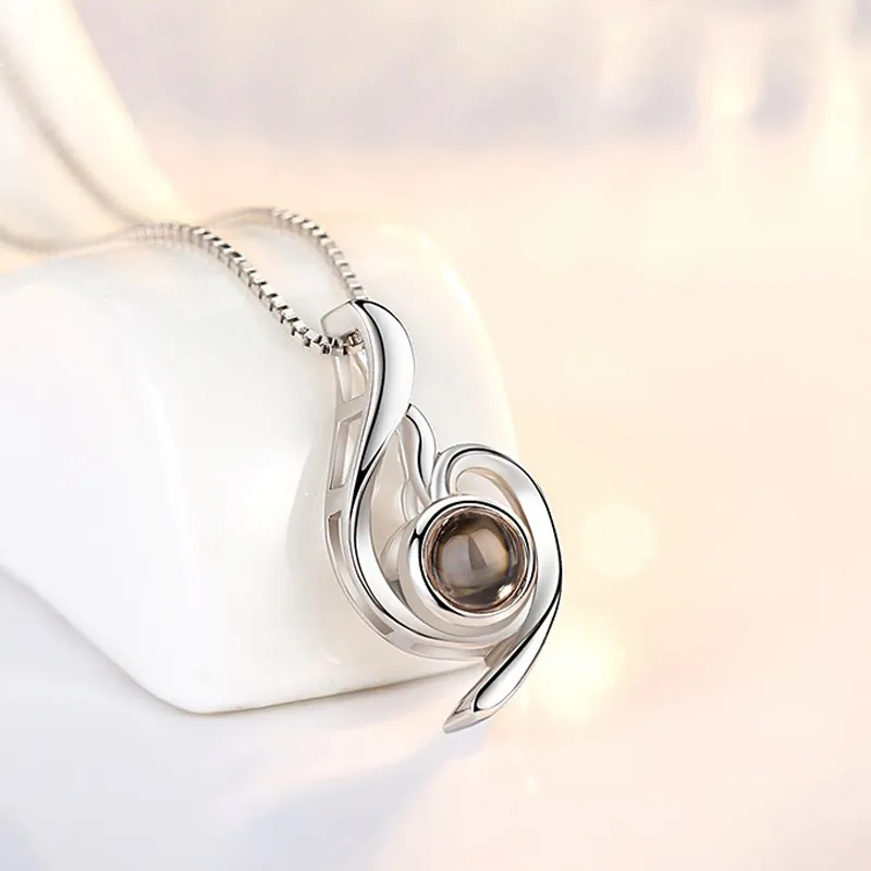 DVNRR S925 Silver Necklaces Women's-2