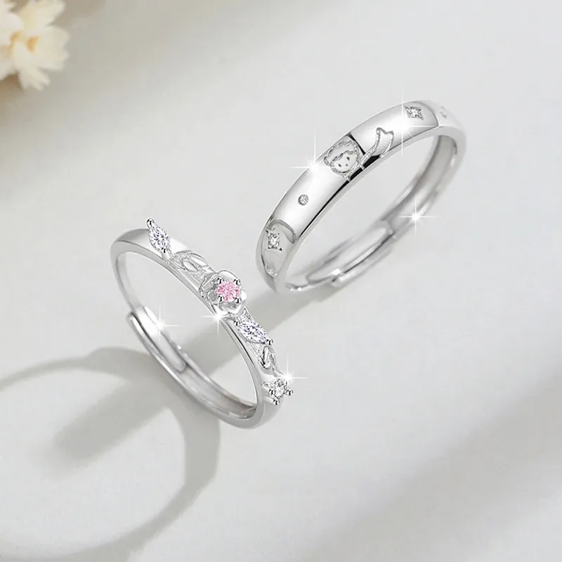 DVNRR S 999 Fine Silver Rings Unisex Gift Box Set Anniversary Gift For The Object Of Your Affection-2