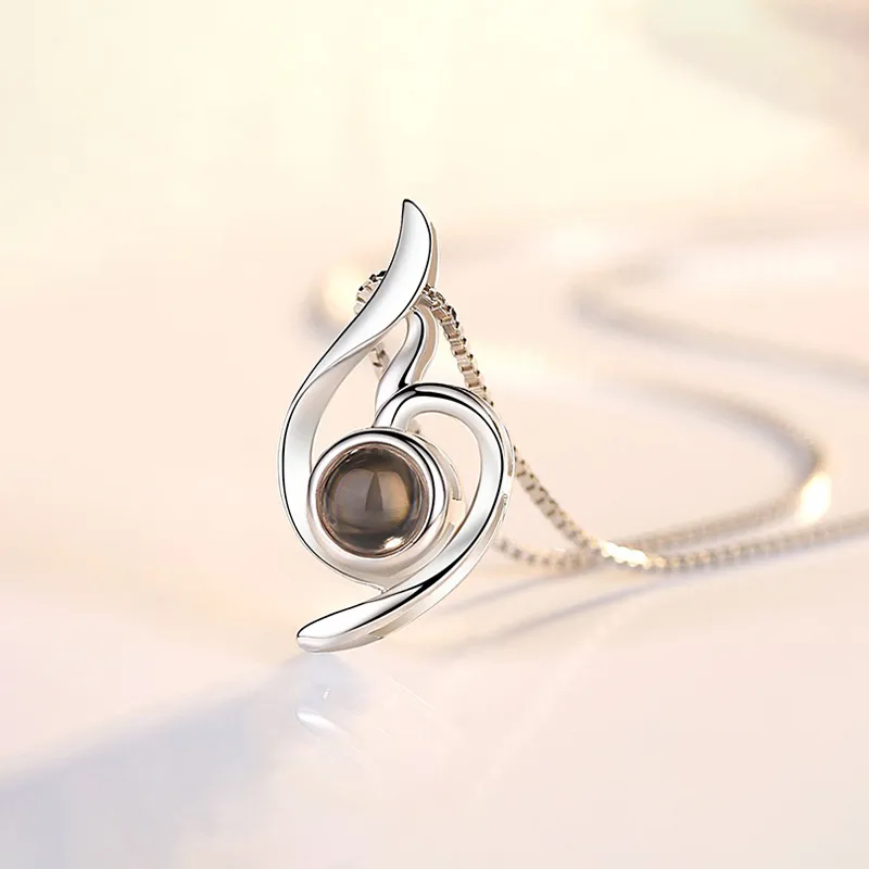 DVNRR S925 Silver Necklaces Women's-3