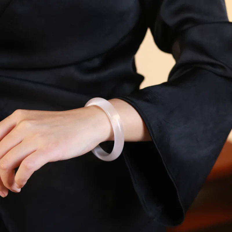 ZHUOJIN Glass Cat Eye Bangles Women's-4