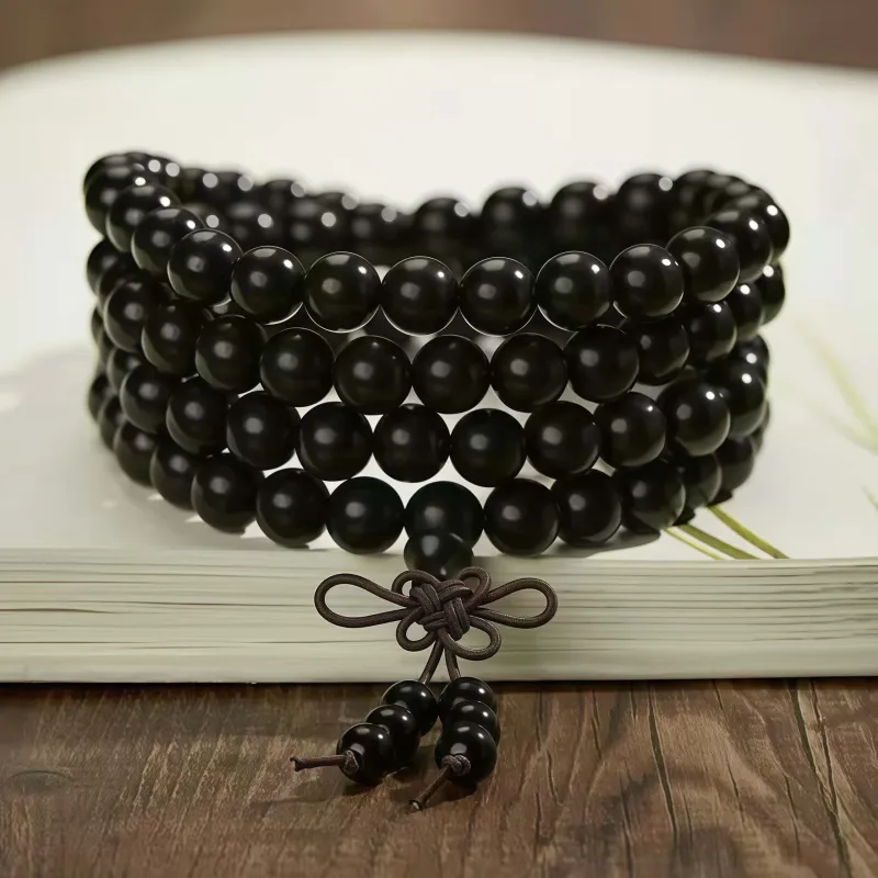 ZHUOJIN Ebony Wooden Bracelets Unisex-1
